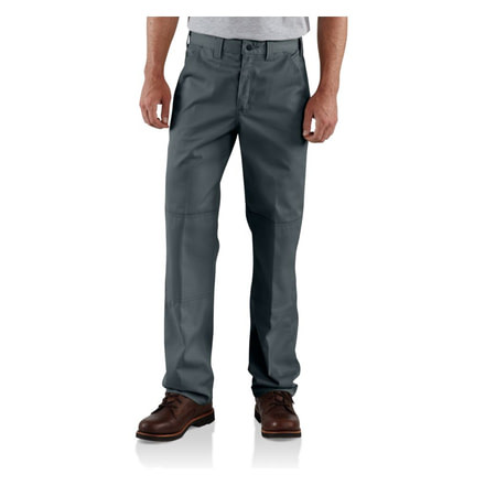 Carhartt Twill Double-Front Work Pant - Men's-Dark Gray-38 Waist-Long Inseam