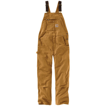 Carhartt Unlined Bib - Mens, Carhartt Brown, 38, Shorrt, 102776-211-30-38
