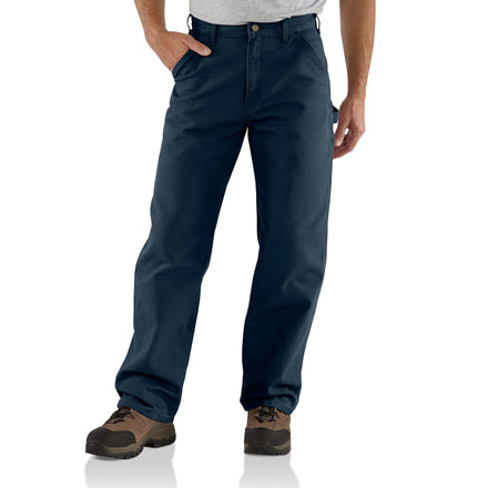 Carhartt Washed Duck Work Dungaree for Mens, Midnight, 35/30 B11-MDT-30-35