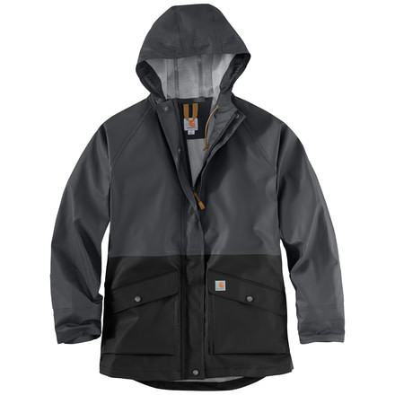 Carhartt Waterproof Rainstorm Coat - Womens, Black, Extra Small, 103615-001-REG-XS