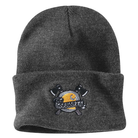Carhartt Woodsman Acrylic Watch Hat for Mens, Coal Heather, One Size Fits All 102919-074-OFA