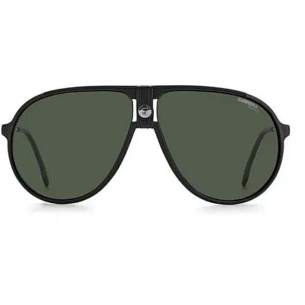 Carrera 1034/S Sunglasses, Matte Black Frame, Green Polarized Lens, 716736297989