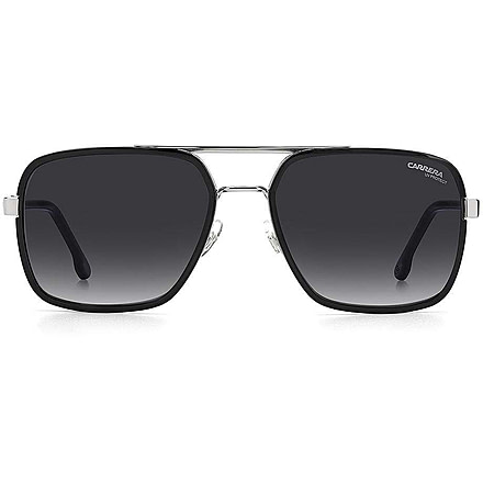 Carrera 256/S Sunglasses, Black Ruthenium Frame, Grey Shaded Lens, 716736360881