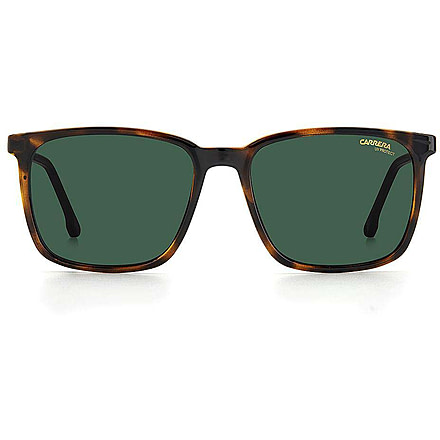 Carrera 259/S Sunglasses, Dark Havana Frame, Green Lens, 716736361208