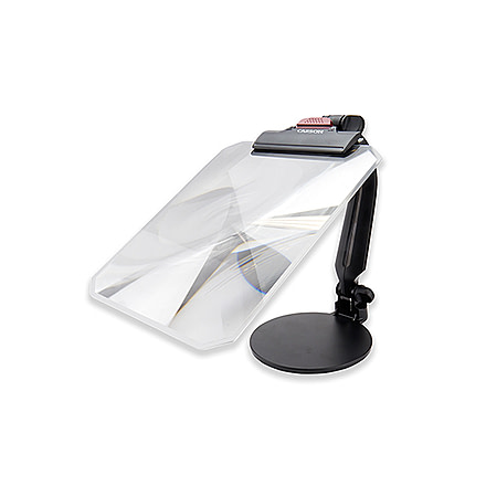 Carson 1.5x Desktop Stand Fresnel Magnifier Loupe CP-10