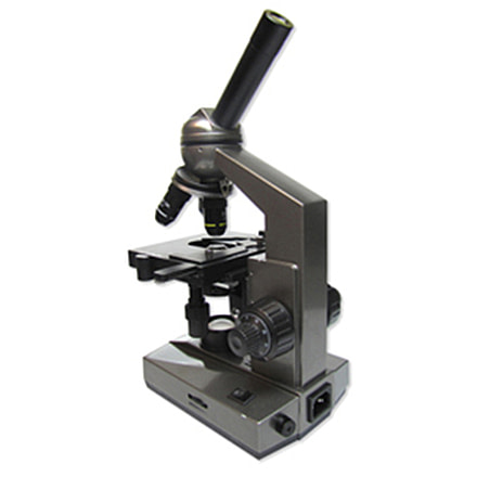 Carson 100X-1000X Table Top Microscope, Gray MS-100