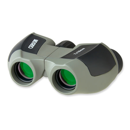 Carson 7x18 MiniScout Porro BK-7 Prism Lightweight Binoculars, Matte - JD-718