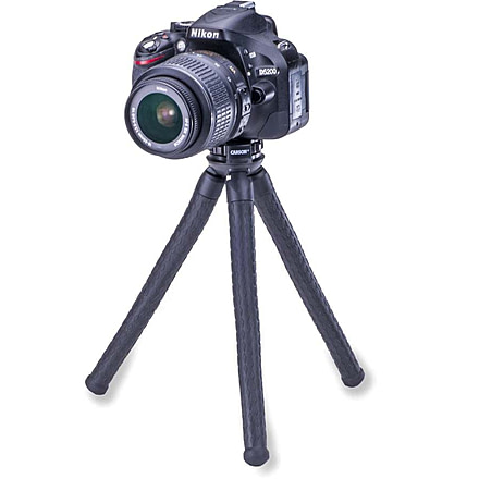 Carson BoaPod Flexible Leg Tripod w/Universal Smartphone Adapter, Black, TR-050