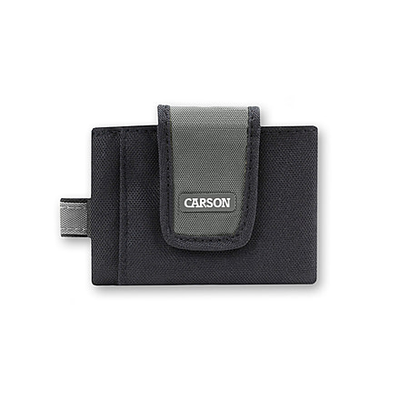 Carson Compact Travel Wallet, Black/Grey, EW-10GY