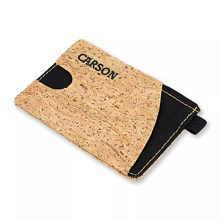 Carson CorkTek Compact Travel Wallet, Black, EW-30BK