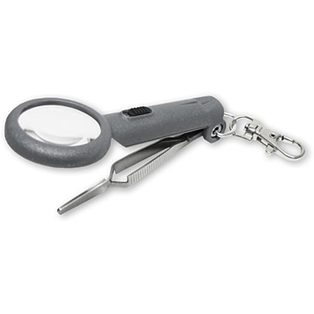 Carson Fish'n GripPro 4.5x Handheld Magnifier Loupe, Gray OD-88