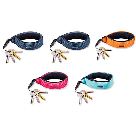 Carson Floating Wrist Strap Keyrings, 5-Pack, Assorted, FA-20AS