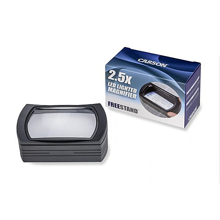 Carson Freestand Magnifier, Grey, 4.7x2.8x2.6 MT-55