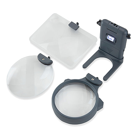 Carson Hobby Magnifier 3-in-1 LED Lighted Magnifier Set