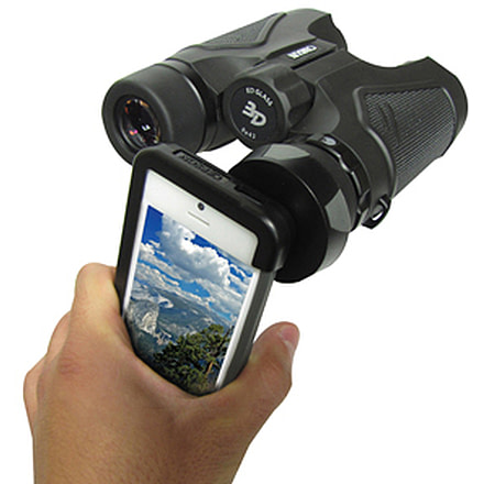 Carson HookUpz iPhone 5 Binocular Adapter, Black IB-542