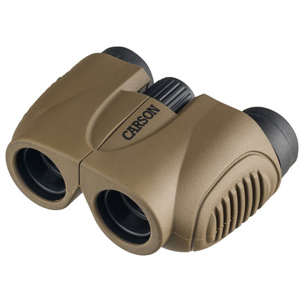 Carson Hornet Compact 8x22mm Binocular Fully Multi-oated Lenses, Olive, ht-822