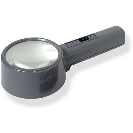 Carson MagniTop 2x 90mm Lighted Table-Top Magnifier with Built-in 4x Spot Lens PT-90