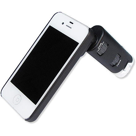 Carson MicroMax Plus Magnification Pocket Microscope, Black MM-250