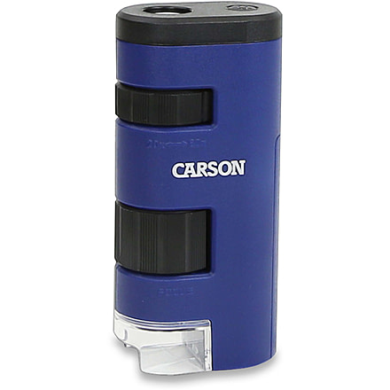 Carson Optical PocketMicro, 20-60x Power Microscope,Blue, MM-450