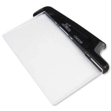 Carson PageGlowRechargeable Reading Light, Black PG-10R