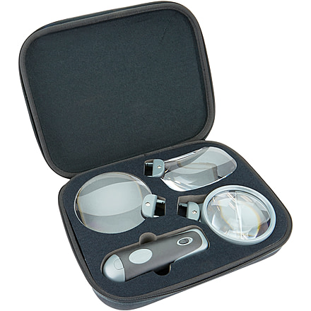 Carson Remov-A-Lens 3-in-1 LED Lighted Handheld Magnifier Loupe RL-30