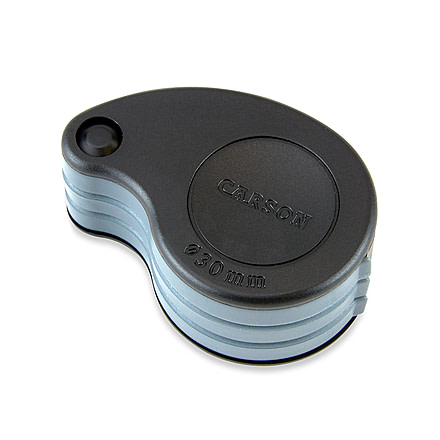 Carson TriView 5x / 10x / 15x Folding  Loupe with Built-in Case TV-15