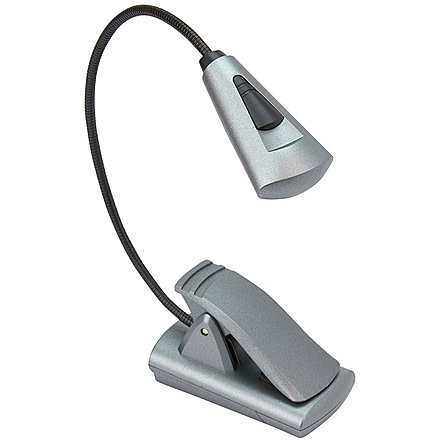 Carson Ultra-Bright Fully Adjustable 6 LED Book Light, Grey FL-66