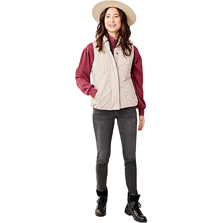 Carve Designs Betty Vest - Womens, Light Khaki, Extra Small, JCVT27-244-XS