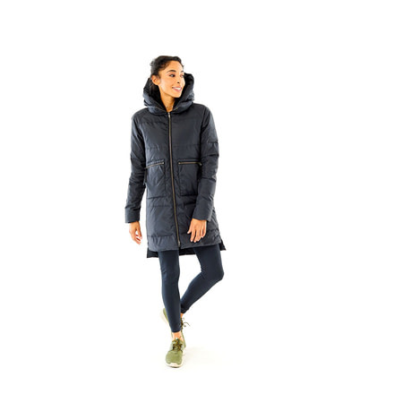 Carve Designs Davos Long Down Jacket - Womens, Black, Extra Small, OWLP22-001-XS