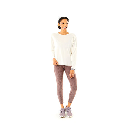 Carve Designs Hillary Long Sleeve T-Shirt - Womens, Cloud, Extra Small, TLCR78-070-XS