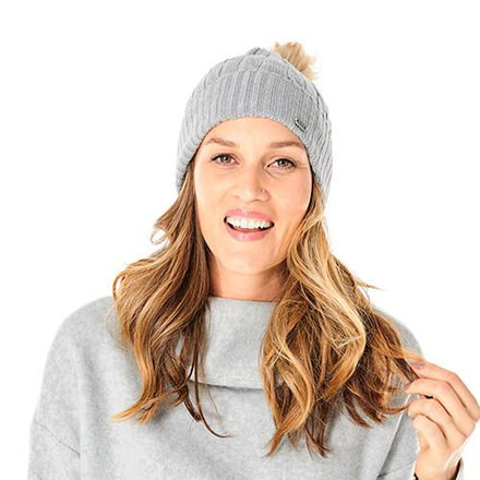 Carve Designs Laurel Pom Pom Hat - Women's-Sherpa, HTPP15-109-OS