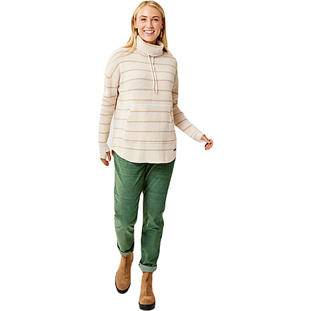 Carve Designs Rockvale Sweater - Womens, Birch Mini Stripe, Small, SWRV44-285-SM