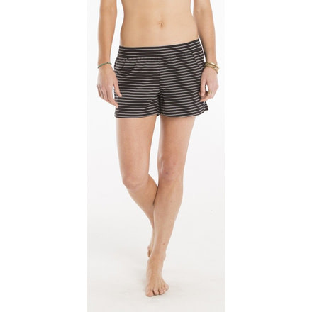 Carve Designs Surfsup Short - Women's-Black Aruba Stripe -4