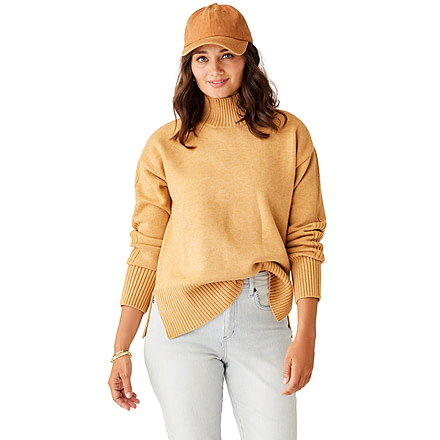 Carve Designs Woodward Sweater - Womens, Camel Heather, Medium, SWTN10-728-MD