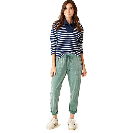 Carve Designs Zoe Twill Pant - Womens, Forest, Small, PTCG10-326-SM