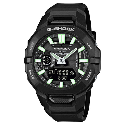 Casio G-Shock Mens Move Analog-Digital Watch w/Bluetooth Connect/Step Tracker, 49 mm Case Diameter, Resin, Black, Bio-based Resin, GBA-950-1ACR