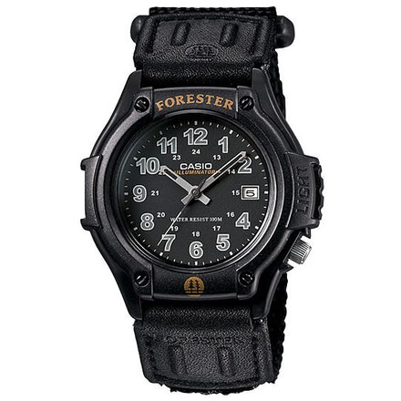 Casio Outdoor Forester Black Dial Mens Watch, Black FT500WC-1BVCF