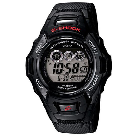 Casio Outdoor G-Shock Outdoor Watch with Multi-Band 6 Atomic Timekeeping, Black GWM530A-1