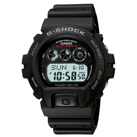 Casio Outdoor G-Shock Outdoor Watch with Solar Atomic Timekeeping System, Black GW6900-1