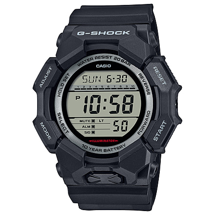 Casio Tactical G-Shock Classic 10-Year Battery Digital Watch - Mens, Black, One Size, GD-010-1CR