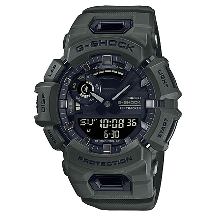 Casio Tactical G-Shock Move Analog-Digital Step-Tracker Watch, Green, One Size, GBA900UU-3A