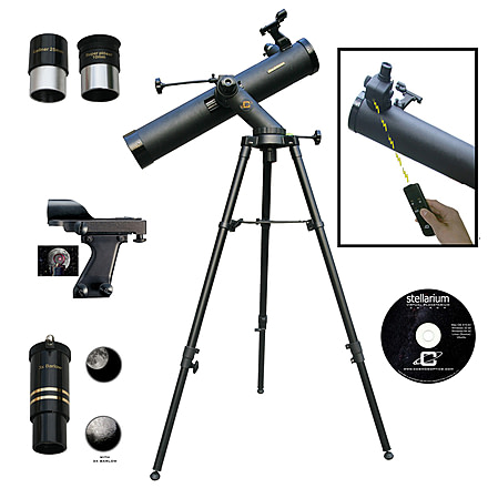 Cassini Astronomical Reflector Telescope, w/Electronic Focus, Black, 800x80mm, C-80080TREF