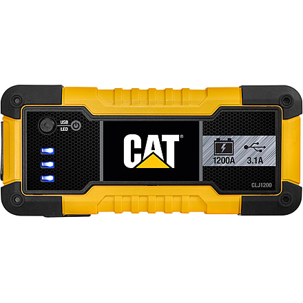 CAT 1200 Peak Amp Jump Starter With USB Power Station, Yellow/Black, CLJ1200