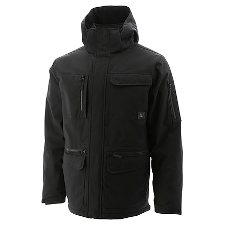 Caterpillar Insulated Work Parka - Men's, Large, Black, 1040001-10158-L