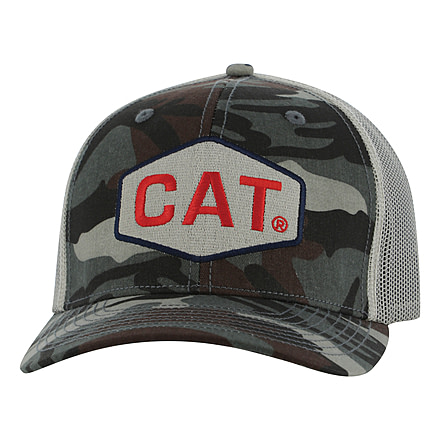 Caterpillar Patch Snapback Cap, Woodland Camo, 1090023-11093-OS
