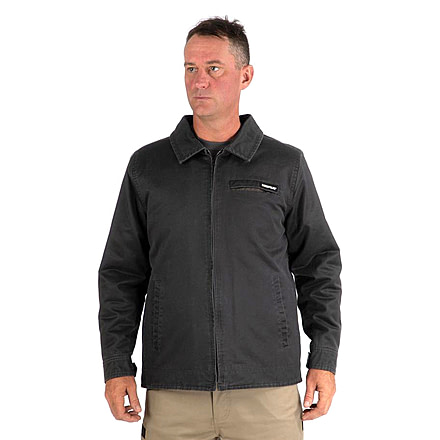 CAT Weathered Cotton Jacket - Mens, Raven, 2XL, 1310128-12076-2XL