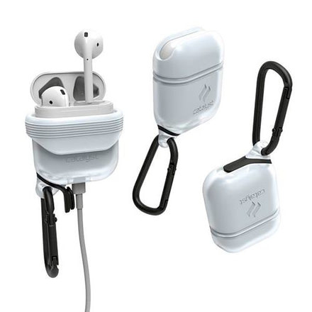 Catalyst Airpods Waterproof Case, Frost White, Frost/White, Silicone, 1 Year Mfg Warranty, CAT-01306