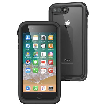 Catalyst iPhone 8/7 Plus Waterproof Case, Stealth Black, Stealth Black, CAT-02112