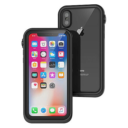 Catalyst iPhone X Waterproof Case, Stealth Black, Stealth Black, CAT-02242