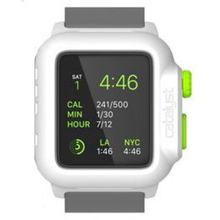 Catalyst Waterproof Apple Watch Series 1 Case, 42mm, Grn Pop, Green Pop, CAT-IWATGRE